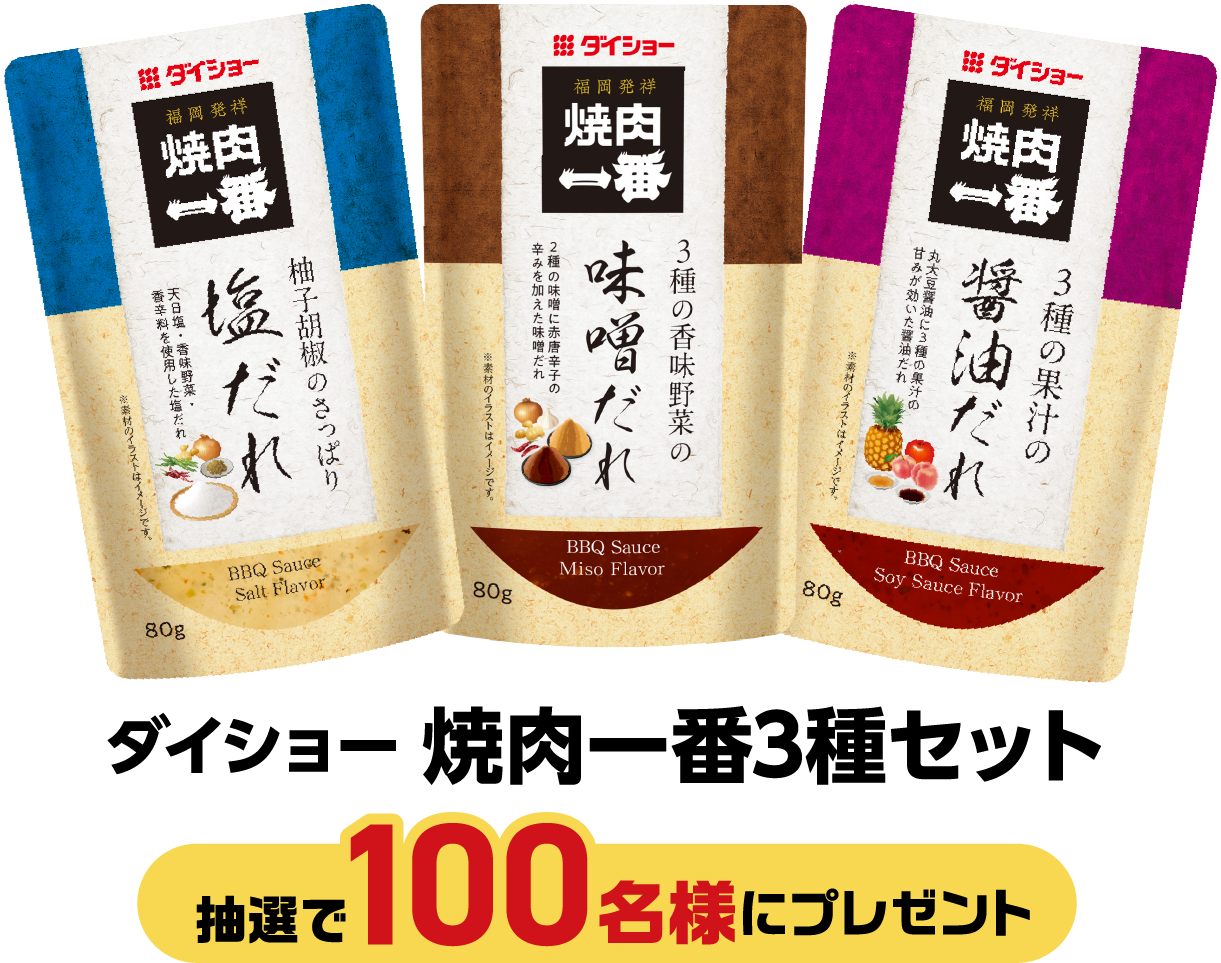 ダイショー焼肉一番3種セット